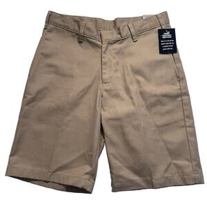K12 Gear Boys Uniform Shorts Khaki Husky Size 12 Adjustable Waist NWT